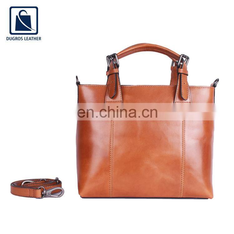 Eye Catching Pattern Hot Selling New Arrival Stylish Fashion Genuine Leather Handbag for Women