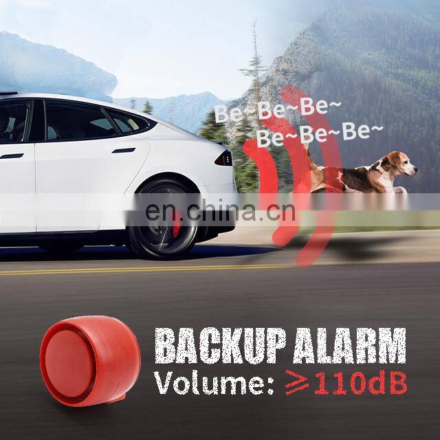 Promata car back up alarm siren car security alarm provide different warning sound/night silent choices