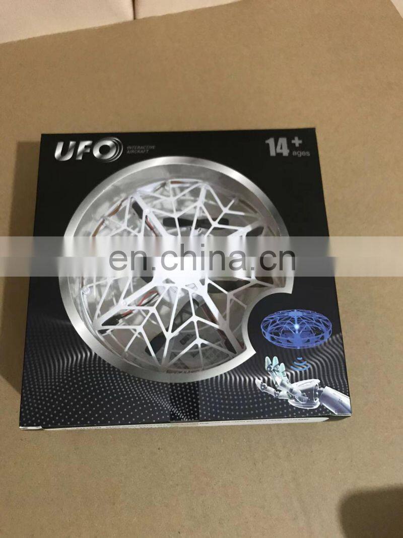 Infrared Sensing HAND CONTROL Mini UFO Drone WITH LED LIGHT 360 DEGREE ROTATION Flying Ball Interactive Aircraft Toy