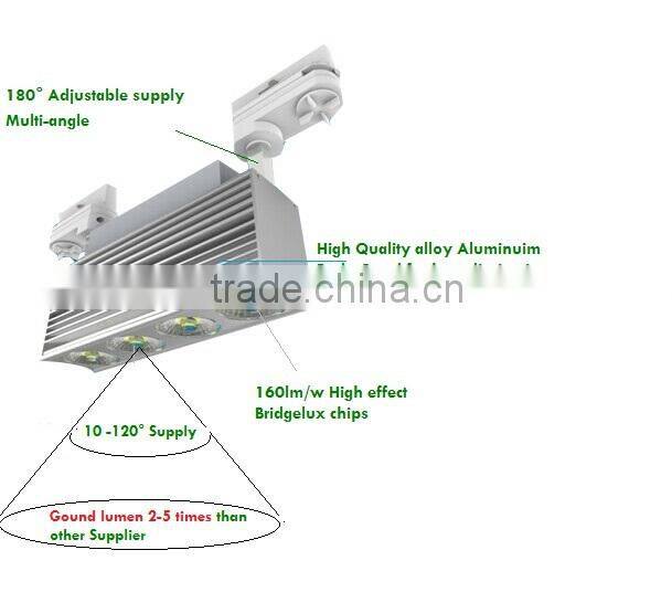 High brightness 90W LED Track Lights