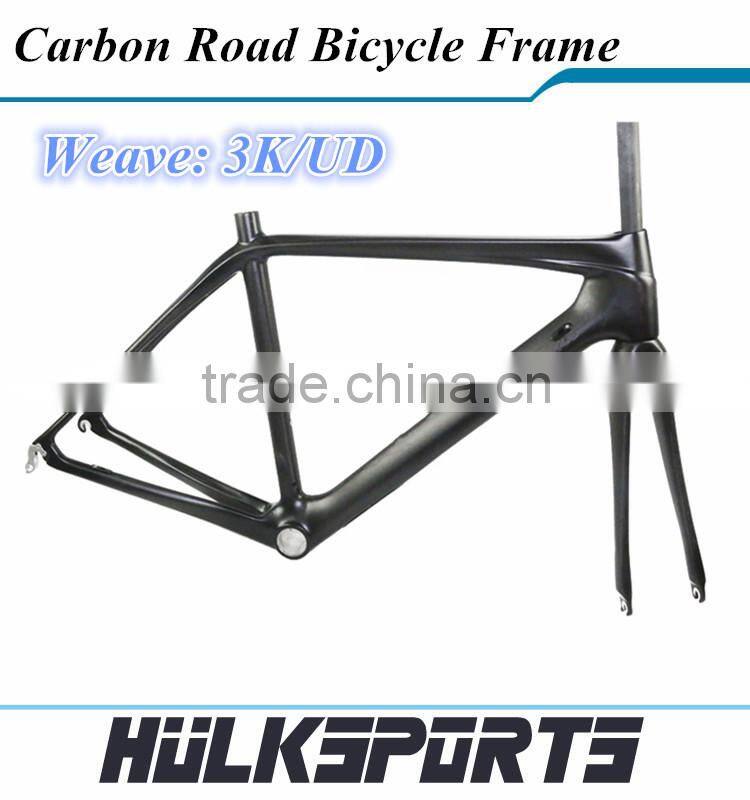 Top Quality carbon bike frame with 28C width of tyre balance new fashion carbon road bike frame