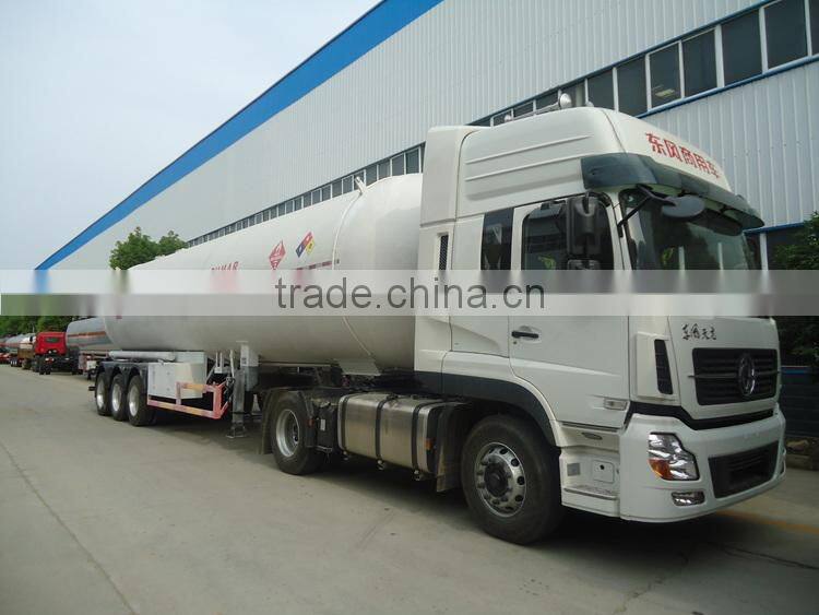 Good Price 56M3 3 axles lpg semi trailer,factory supply cheap semi trailers