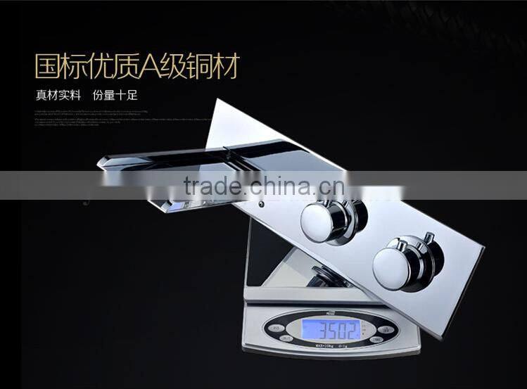 LED sink faucet ,Led light faucet,Rainfall basin wall-mounted faucets