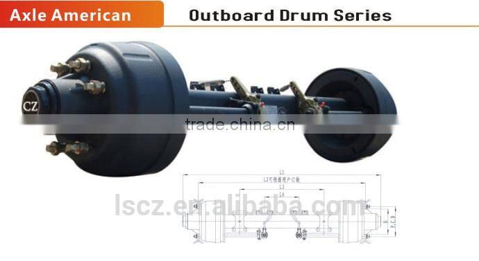 heavy duty trailer axles on sale