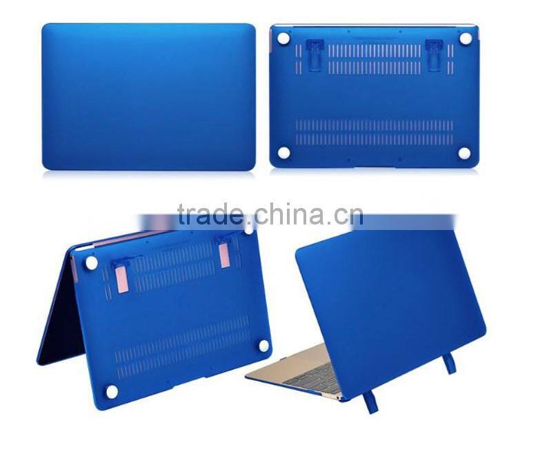 Slim Matte Laptop Cover Case with Fold Kickstand for Macbook Pro 13 inch