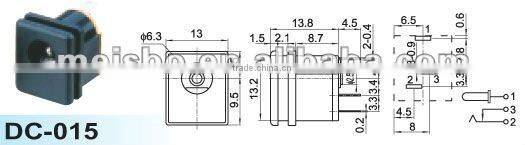 Round 3.5mm headphone jack splitter adapter