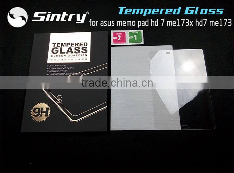 Anti blue light mobile screen protector 9H hardness Nano coating tempered glass for asus memo pad hd 7 me173x hd7 me173