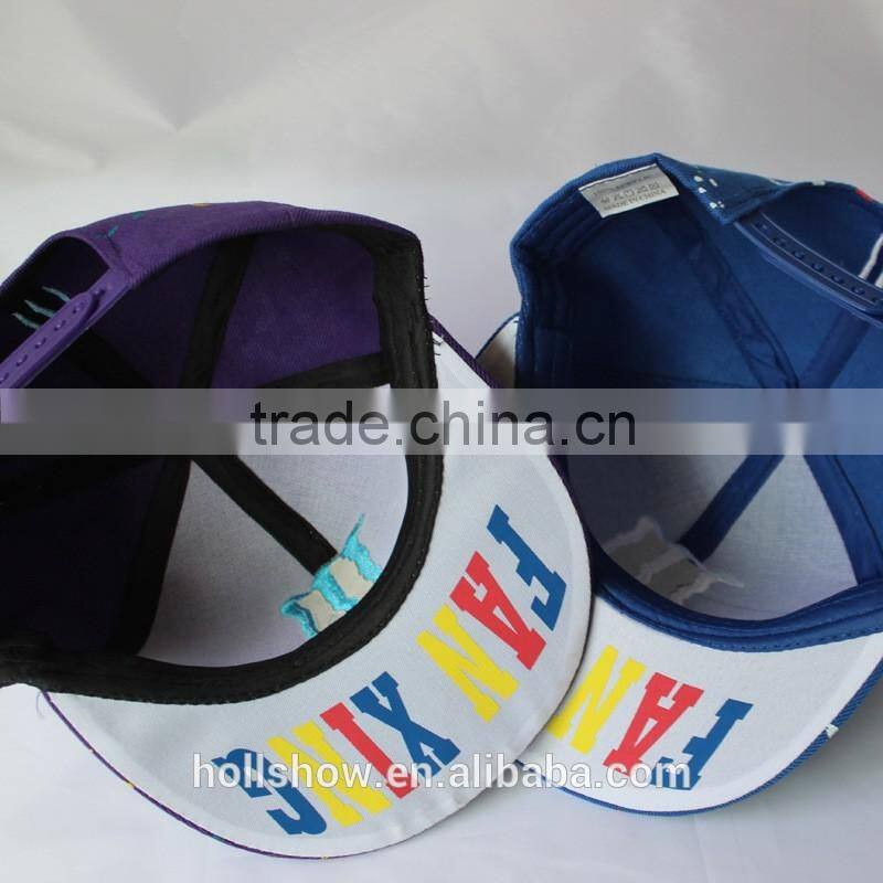 Fashion Cool Aiptasia Embroidery Man Women Hiphop Snapback Flat Brim Cap