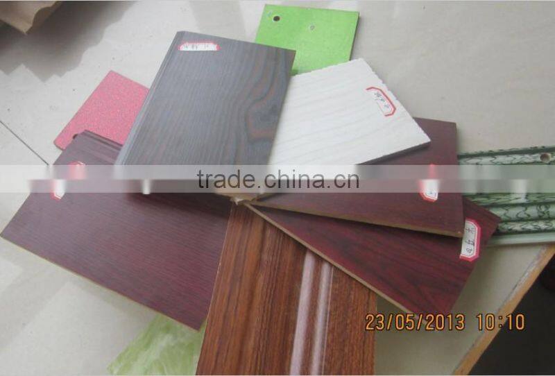 White Laminated Melamine Coated MDF Boards For Different Furniture Usages