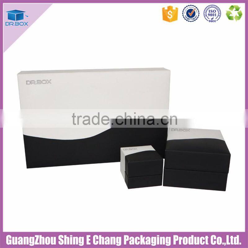 2016 Low price Vinyl paper jewelry wooden box