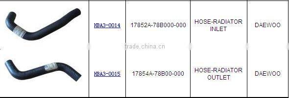 Radiator Rubber Hose for Car 96553316
