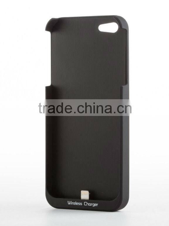 Newest High Quality Wireless Charger Receiver Battery Case for 5s