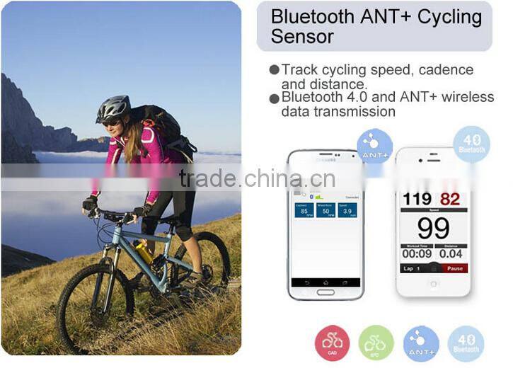 Bluetooth ANT+ Bike Cadence Sensor Bicycle Speed Cadence Sensor