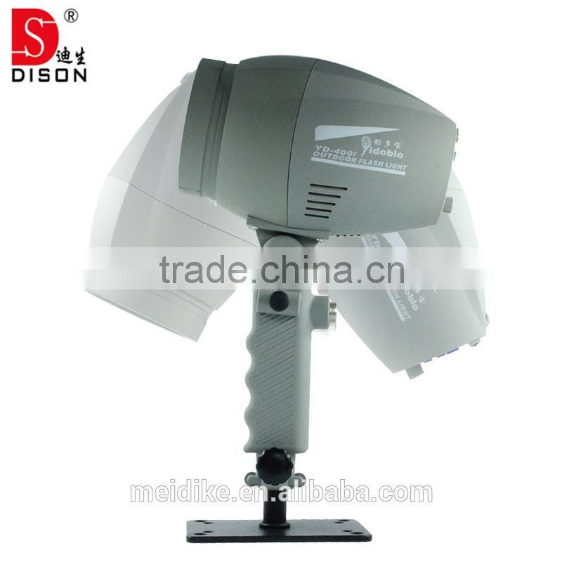 Built- in battery pack type led power flash light portable camera flash light