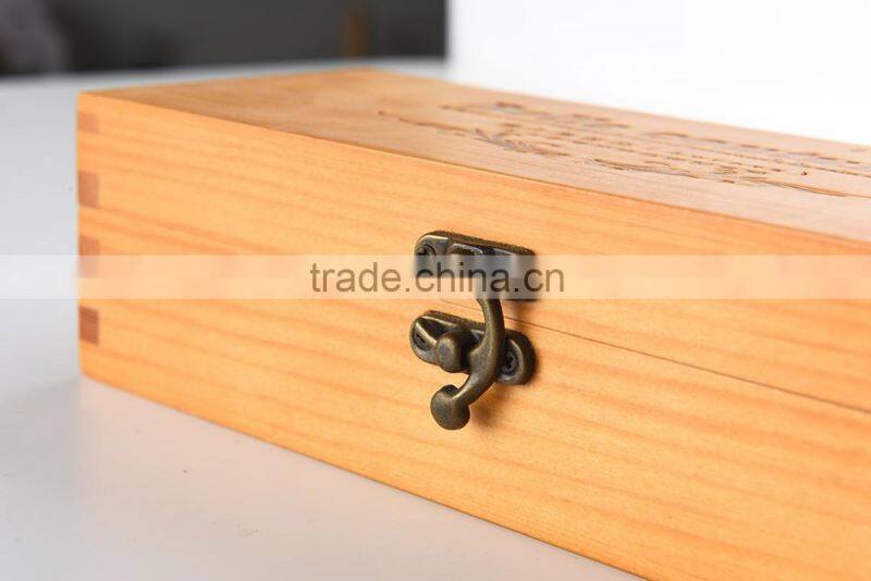 Heze Factory Manufacturing Custom Wooden Wine Display Box