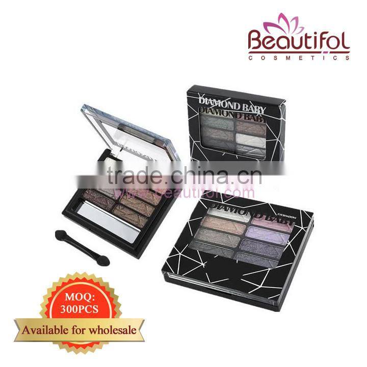 Mineral Ingredient romantic color eyeshadow palette, Wholesale makeup, small quantity cosmetic