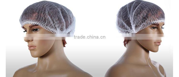 dental pleated blue disposalbe mob cap