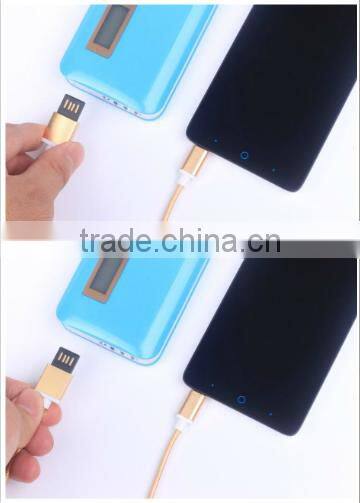 2016 hotselling Double Sided Micro Usb Data Cable two sided usb braided cable for Samsung huawei xiaomi