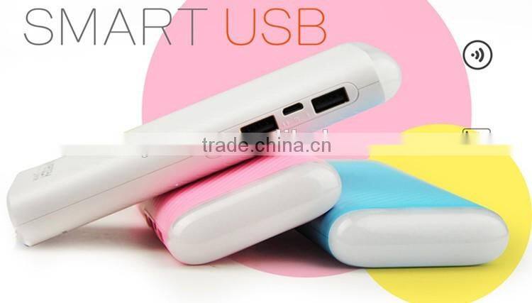 10000mAh (2A + 1A) High Capacity Ultra Fast Charge Mobile Power Station Dual USB Outputs for Smartphones and Tablets