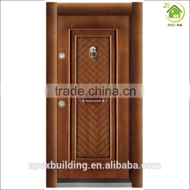 Turkish style commercial Steel wood door/ armored door security door images