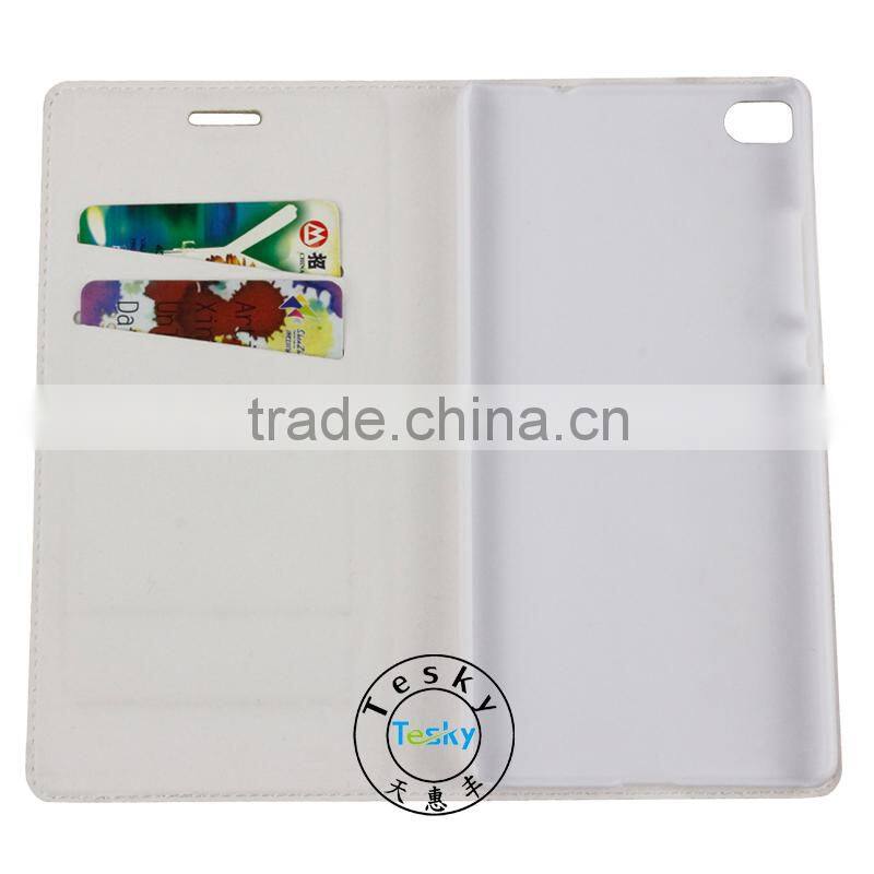 For HuaWei P8 Case,Hot New 2015 Phone Flip Leather Cover Case For HuaWei Ascend P8