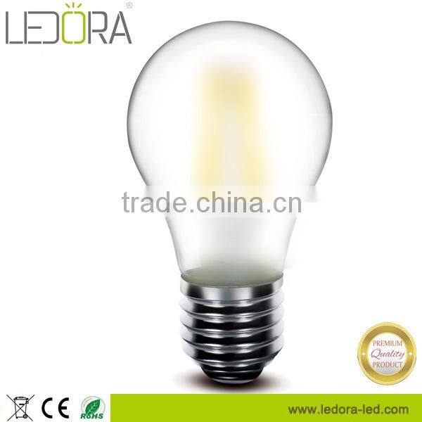 High lighting effect dimmable frosted led bulb e27 6w 230v 2700k