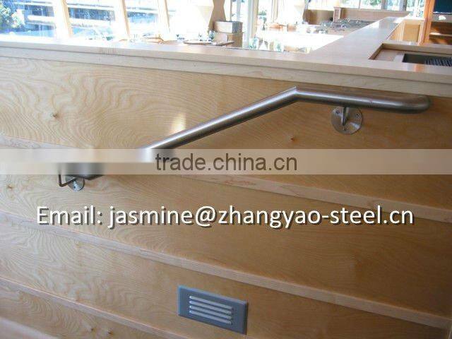 Stainless steel staircases handrails design