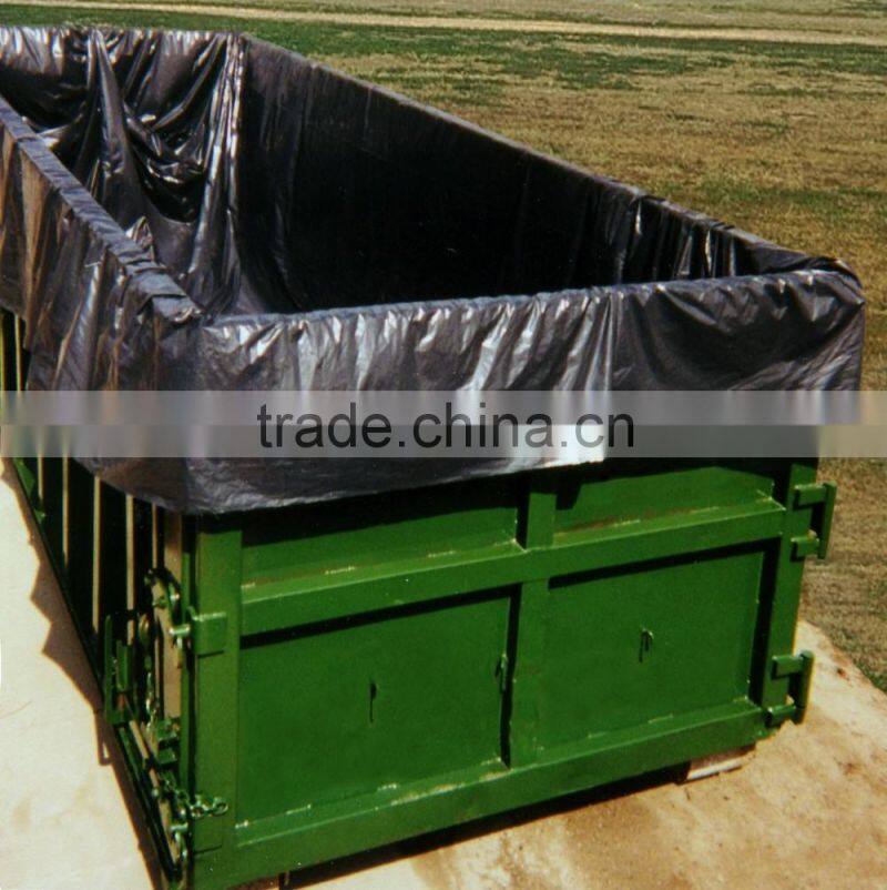 Extra duty density black bin liners