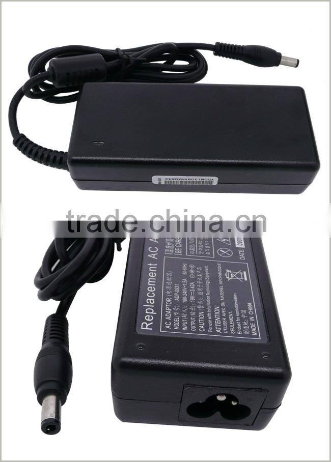 Notebook Adapters 19V 3.42A Laptop Charger for Toshiba 65W Power Charger