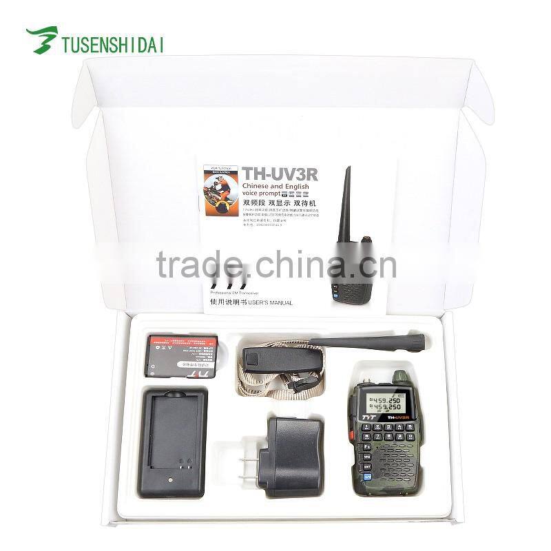 TYT TH-UV3R Mini Handheld Transceiver 2W 136-174/400-470MHz Walkie Talkie