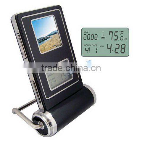 1.5 inch mini digital phone frame with clock, temp,date function PS-H9040