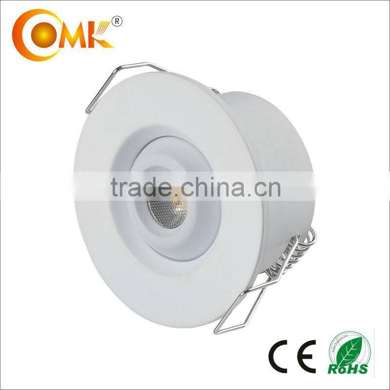 2015 hot selling recessed and mini jewelry showcase lighting with CE RoHS