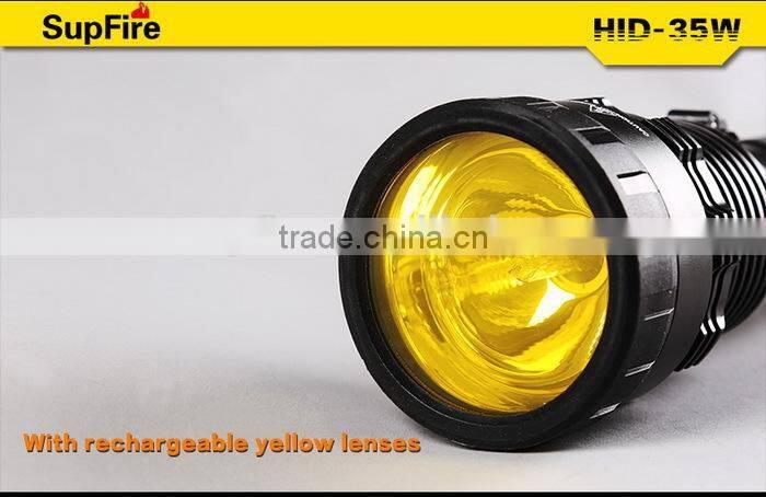 2014 Best Selling Rechargeable 35w High Power 4500lm HID Flashlight/ Torch with CE