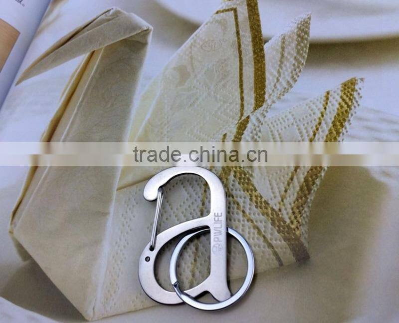 2015 footprint design metal keychain & promotional gift