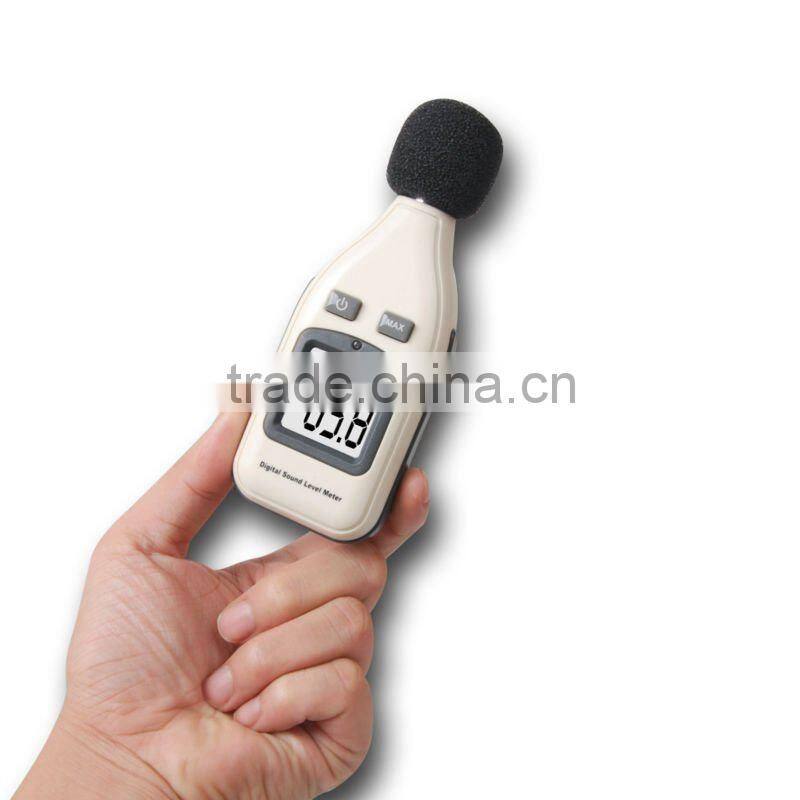 Mini Pressure Decibel 30~130dB Tester Backlight Audio Noise Sound Level Meter
