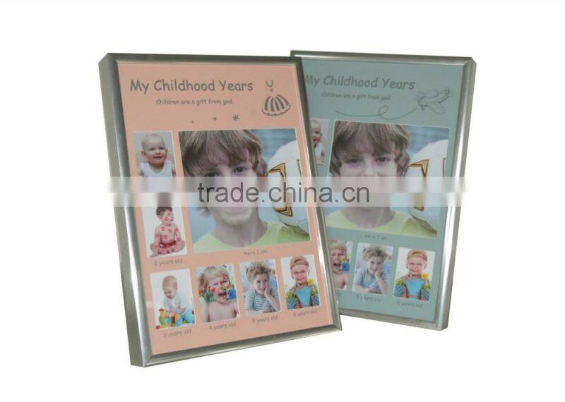 Good Quality Cardboard Paper My Childhood Years Aluminum Picture Frame