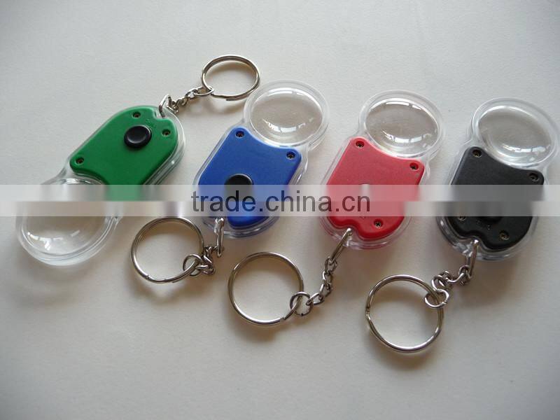Promotion new design led keychain lights,mini flashlights