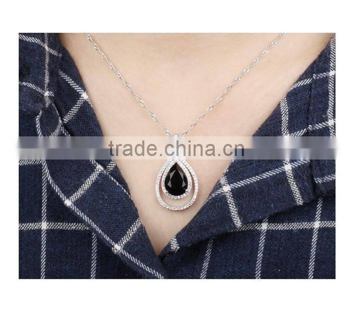 copper jewelry fashionable 2016 micro pave stone pendants