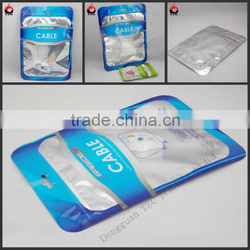 custom printing foil zip lock stand up pouches