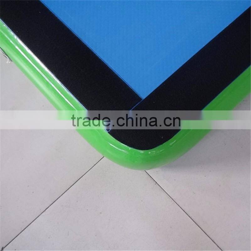 whole sale inflatable blue track mat