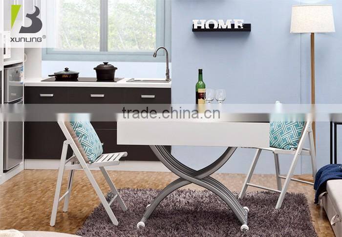 Glass Lift Up Coffee Table Tea Table For Modern Small Rooms