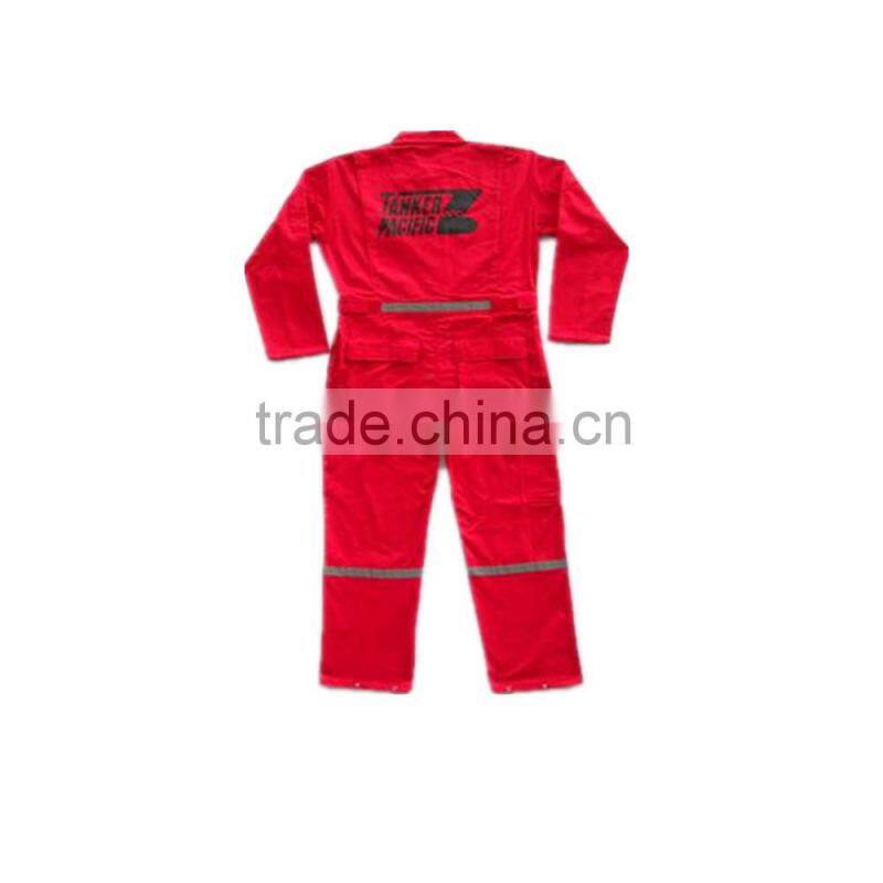 Coverall Workwear/Work overalls with reflective tape manufacturer in China