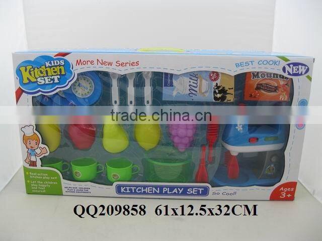 Funny plastic kitchen play toy set ,cooker play set for boys & girls