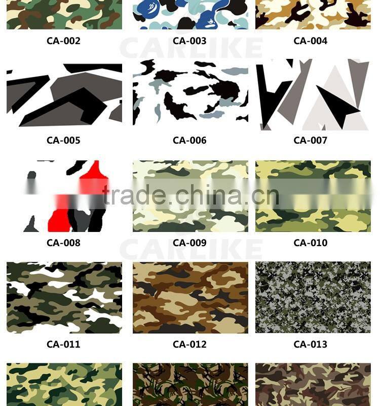 CARLIKE Stretch Auto Vinyl Film Digital Camouflage Sticker Foil