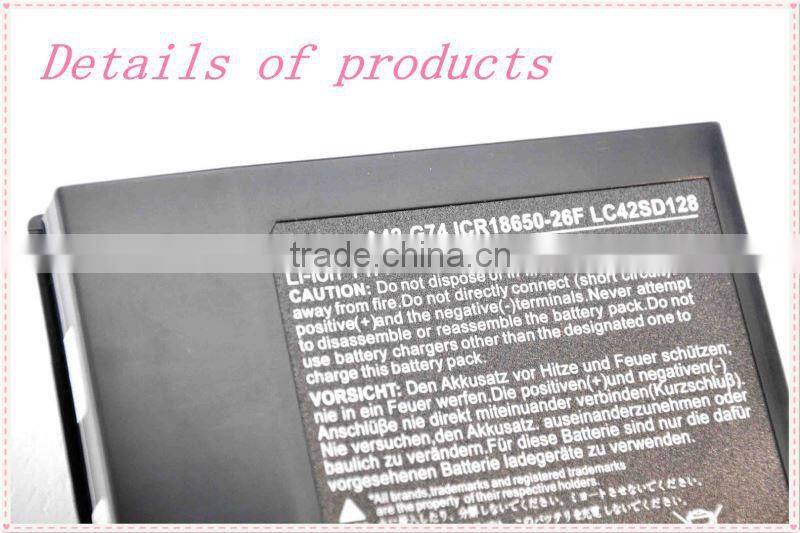 Generic Laptop Batteries Laptop Battery for Asus A42-G74 Rechargeable Laptop Battery A42G74 Battery