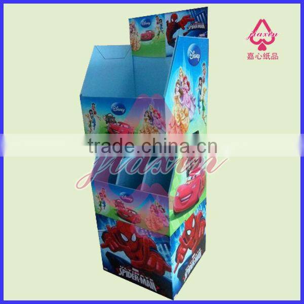 Four sides revolvable glasses cardboard display standee/cheap glasses paper trade