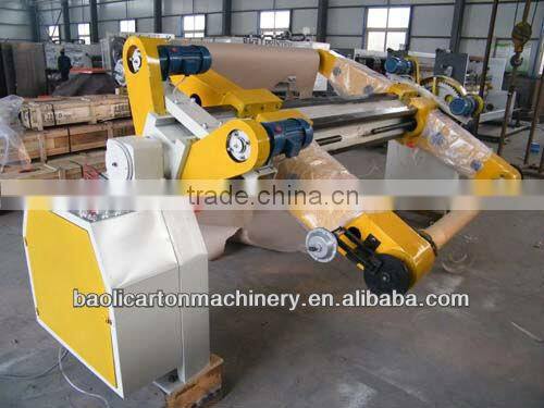 Latest product energy saving machine corrugated single facer & mill roll stand & paper cutting machine
