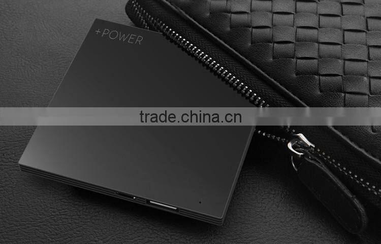 Ultra thin power bank,slim business card power bank 2500MAH, Custom printing logo, mobile charger