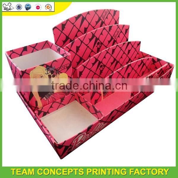 Portable cardboard desk organizer