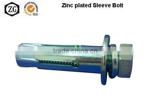 Sleeve Anchor bolt Zinc plated